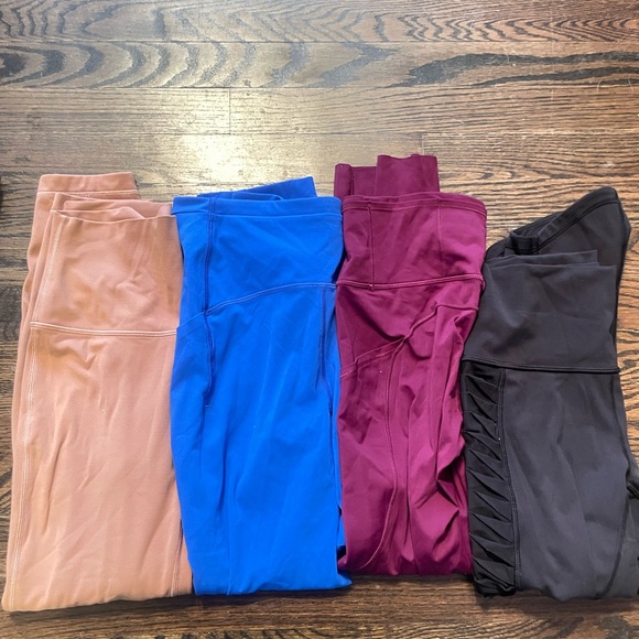 lululemon athletica Pants - Lululemon Set of Four Leggings in Various Colors